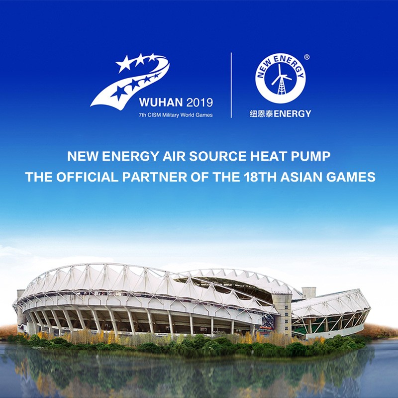 New Energy Heat Pump was applied in Asian Sports Village and Venues for the 18th Asian Games. Signed the contract the 7th CISM Military World Games.