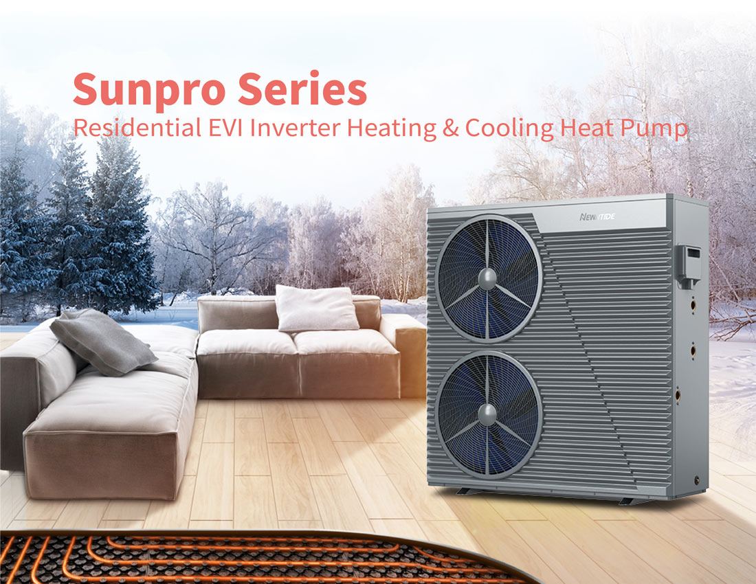 Sunpro Series - EVI Inverter Heat Pump For The Severe Climate