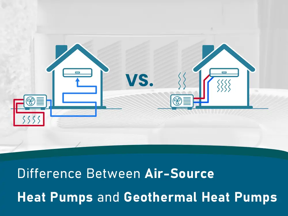 Air source heat pumps vs Geothermal heat pumps