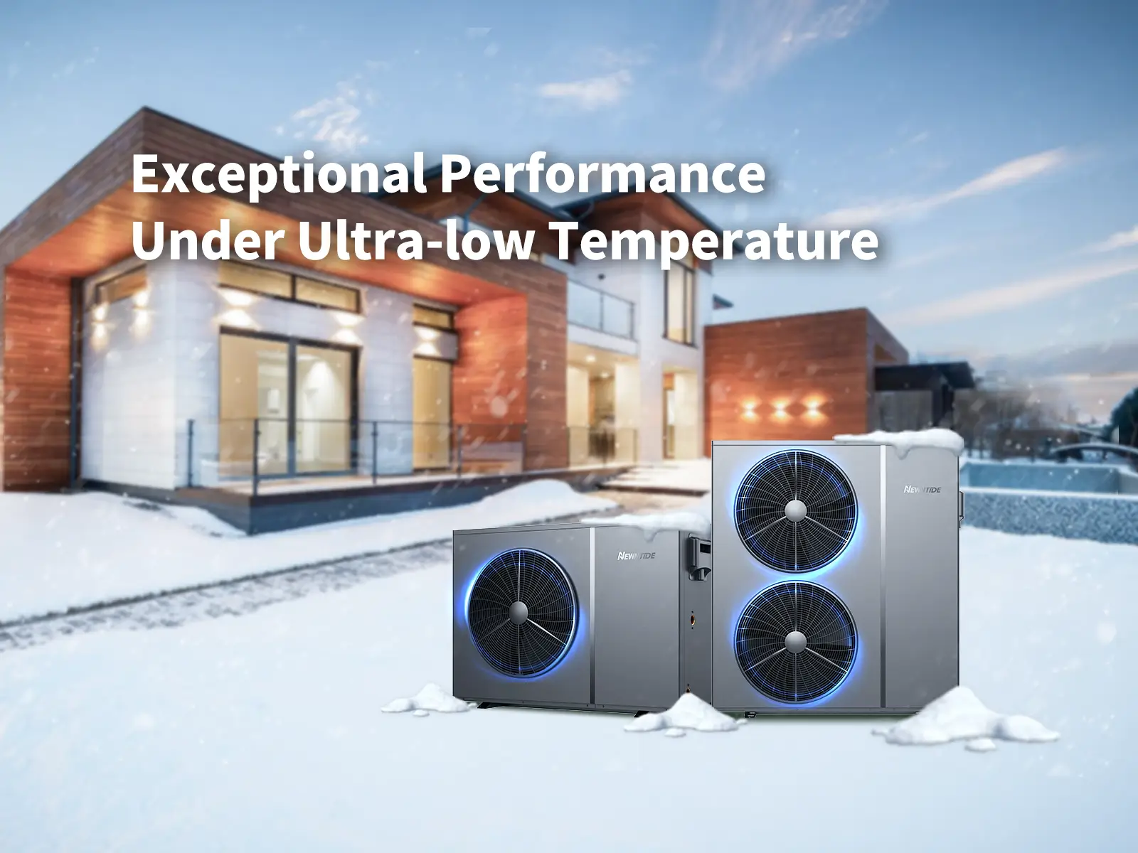 cold weather newntide heat pump