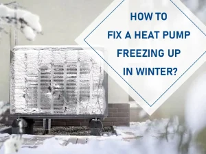 heat pump freezing up in winter